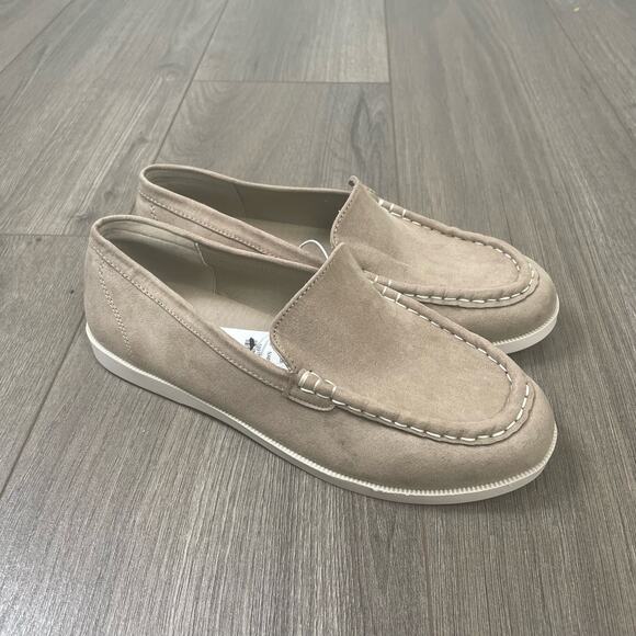 J Crew Sueded Slip On Casual Loafers US Boy's 5 New - Picture 4 of 9